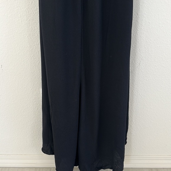 Reformation Open Back Halter Minimalist Black Dress - Picture 8 of 12